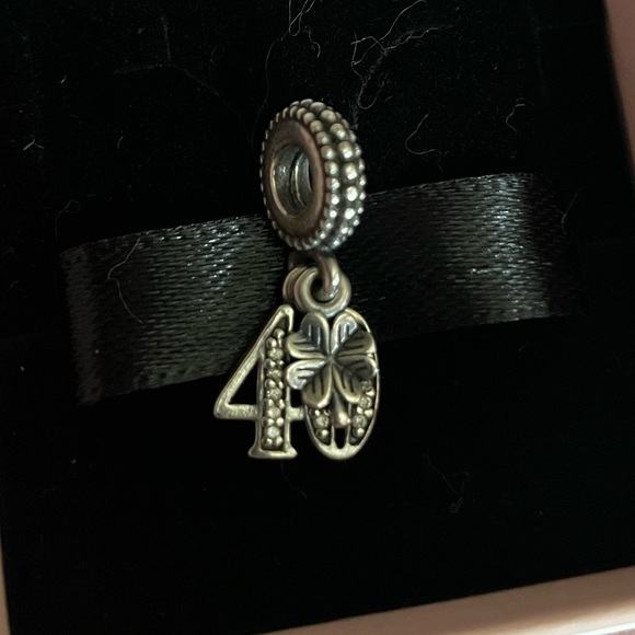 Pandora “40” Charm - Picture 2 of 3